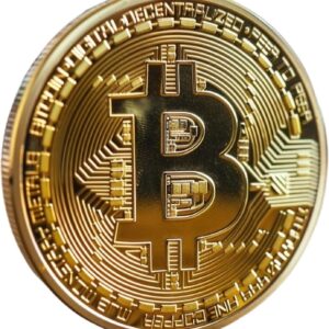 Collector’s Edition Bitcoin Coin – Commemorative Cryptocurrency Collectible in Protective Acrylic Display Case – Perfect for Crypto Enthusiasts, Coin Collectors, and Gifts