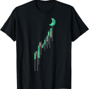 Crypto Currency Hodl Vintage Bull Market Chart To The Moon T-Shirt
