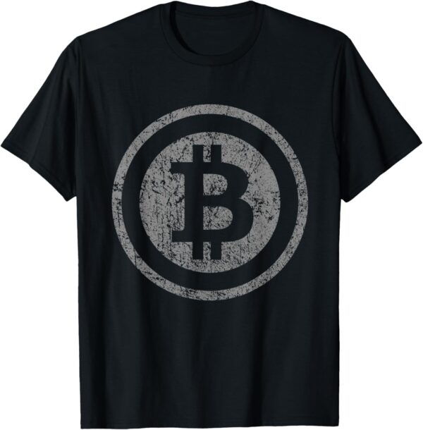 Vintage Bitcoin T-Shirt For Crypto Currency Traders T-Shirt